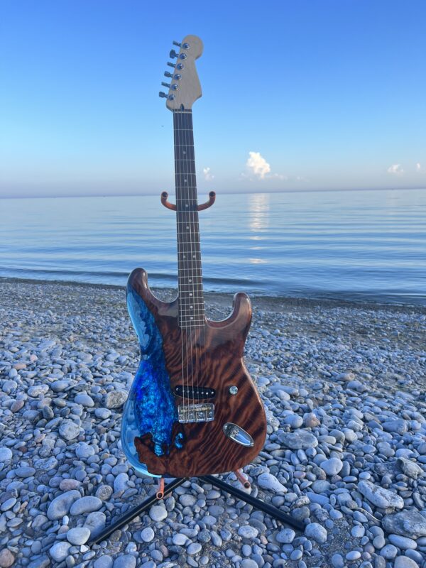 OG Redwood and Resin Guitar